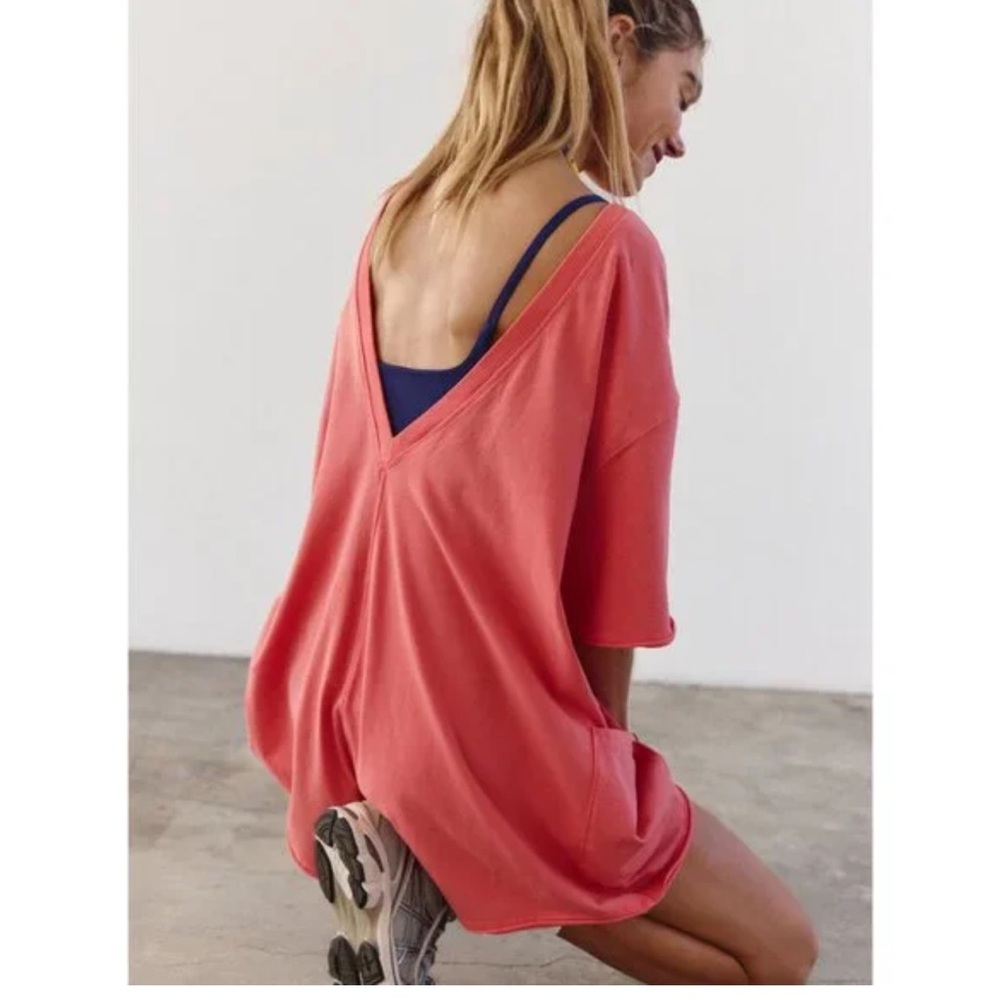 Free people hot shot tee onesie - XS - hibiscus